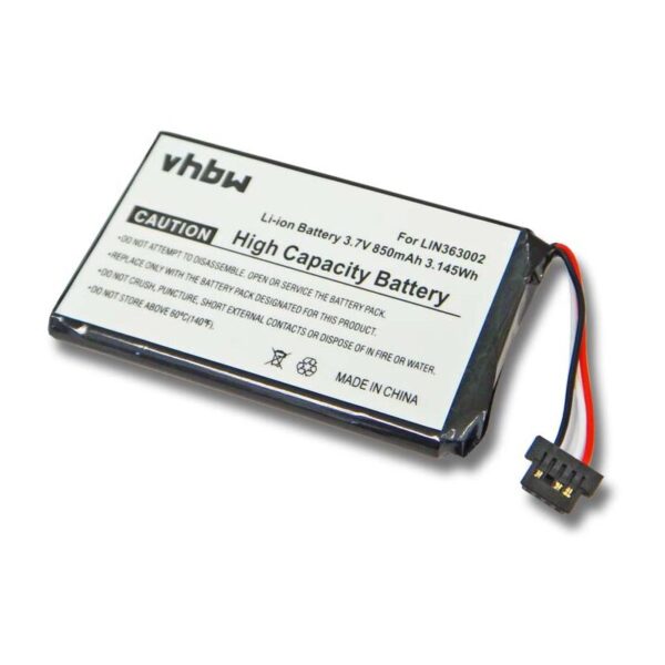 Vhbw - Li-Ion Akku 850mAh (3.7V) kompatibel mit Navigation, gps Navigon 1400, 1410, 2400, 2410 Ersatz für LIN363002.