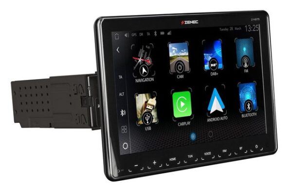 Zenec Z-N975 1-DIN Autoradio Apple CarPlay und Google Android Auto Autoradio