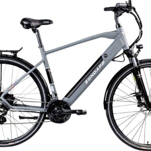 Zündapp E-Bike Trekking Z810 Herren 28 Zoll RH 52 cm 24-Gang 417 Wh grau