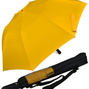 iX-brella Taschenregenschirm Trekking Golf-Taschenschirm XXL mit Umhängetasche, mit riesigem 124cm Dach-Durchmesser