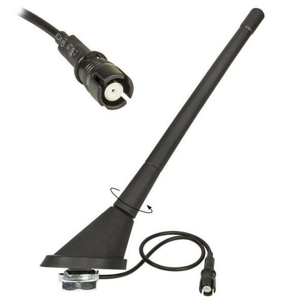 tomzz Audio KFZ Antenne Dachantenne 16V Verstärker RAKU 2 II passt für Audi Opel S Autoradio-Ersatzantennenstab