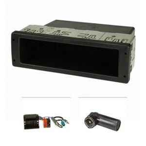 tomzz Audio Radioblende Ablagefach Set passt für Peugeot 207 307 Expert Profiversi Autoradio