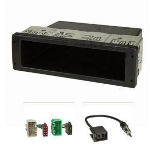 tomzz Audio Radioblende Set Profi-Version extrem stabil passt für Volvo S40 V40 Fa Autoradio