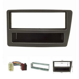 tomzz Audio Radioblende Set passt für Honda Civic Bj.2001-2006 automatische Klimaa Autoradio