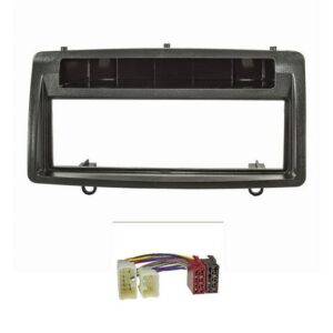 tomzz Audio Radioblende Set passt für Toyota Corolla E12 E120 Bj.2002-2007 schwarz Autoradio