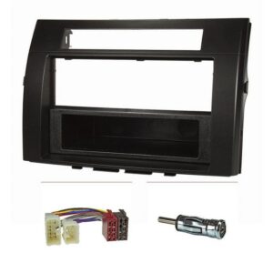 tomzz Audio Radioblende Set passt für Toyota Corolla Verso ZER/ZZE Bj.2004-2009 sc Autoradio