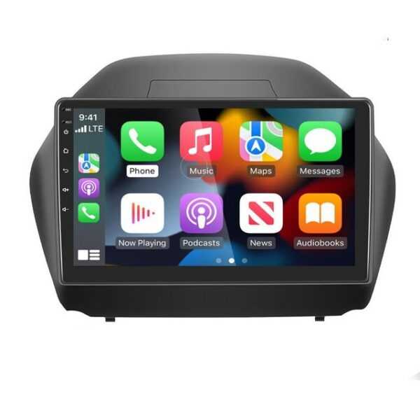 GABITECH für Hyundai ix35 2009-2015 Android 13 Autoradio GPS Navi Wifi MP5 USB Einbau-Navigationsgerät (Drahtlos Carplay und Android Auto. Octa-Core)