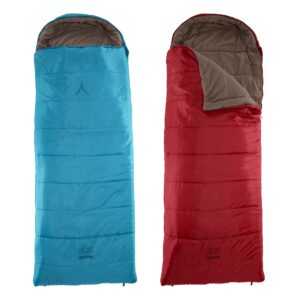 GRAND CANYON Decken Schlafsack Utah 190 XL Winter 3 Jahreszeiten 2,1m Lang -20°C Farbe: Red Dahlia