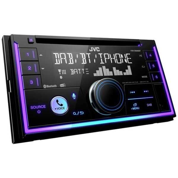 JVC JVC KW-DB95BT Doppel-DIN Autoradio Anschluss für Lenkradfernbedienung, Autoradio