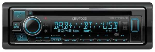 Kenwood KDC-BT760DAB CD MP3 DAB+ Bluetooth USB iPod AUX-IN1-DIN Autoradio