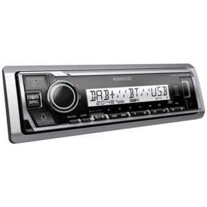 Kenwood Kenwood KMR-M508DAB Autoradio Anschluss für Lenkradfernbedienung, Blue Autoradio