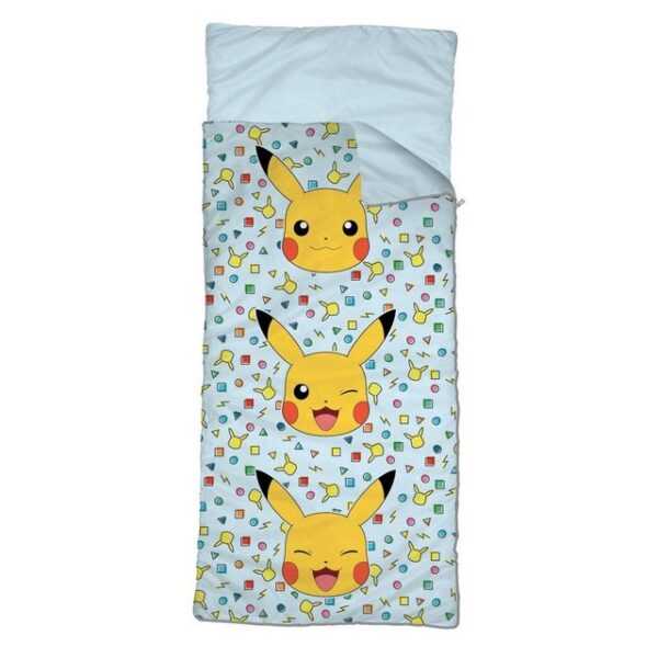 POKÉMON Ganzjahresschlafsack Pokemon Pikachu Kinder Fleece Schlafsack 70x165 cm