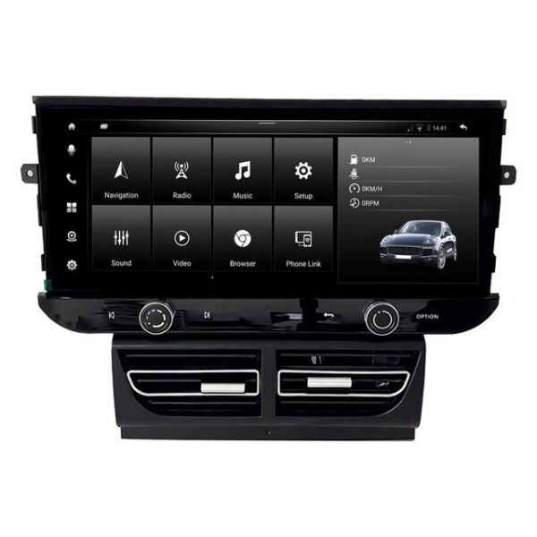 TAFFIO Für Porsche Macan PCM 3.1 12.3" Touchscreen Android Autoradio CarPlay Einbau-Navigationsgerät