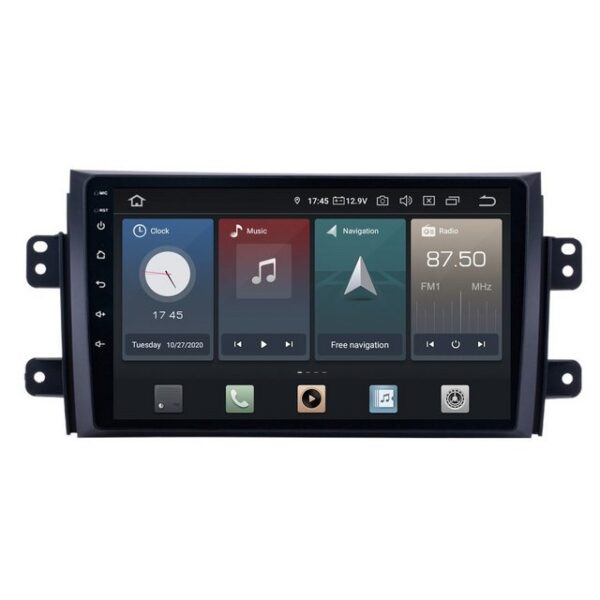 TAFFIO Für Suzuki SX4 Fiat Sedici 9"Touchscreen Android Autoradio GPS CarPlay Einbau-Navigationsgerät