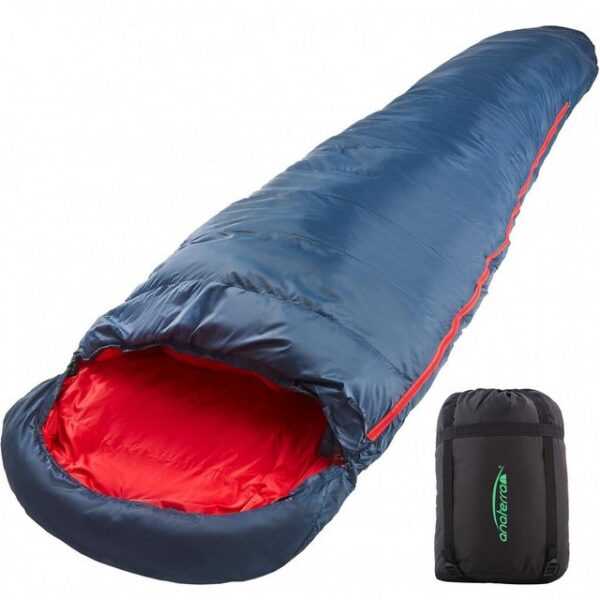 anaterra Mumienschlafsack Schlafsack Mumienschlafsack Deckenschlafsack Camping Winterschlafsack