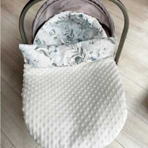 Einschlagdecke 3in1 Einschlagdecke für Autoschale Babyschale Ganzjahres Schlafsack, Baby Fancyroom, 0-12 Monate geeignet