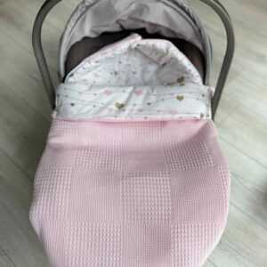 Einschlagdecke 3in1 Einschlagdecke für Autoschale Babyschale Ganzjahres Schlafsack, Baby Fancyroom, 0-12 Monate geeignet