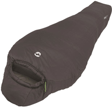 Outwell Elm, Schlafsack, 220 x 85 cm, 2-Wege-Öffnung - automatische Verriegelung, Anthrazit (230407-O)