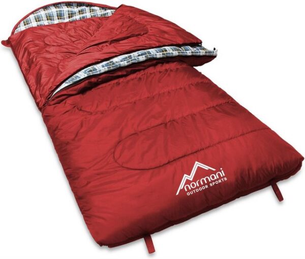 normani Deckenschlafsack 4-in-1 Schlafsack Antarctica, Extrem 4-Jahreszeiten Outdoor-Schlafsack mit Inlett (Hüttenschlafsack) [+27°C bis -40°C] - RV Links