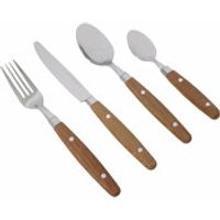 Gimex Wood Nature Besteckset, 16-teilig