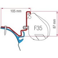 Fiamma F35 Adapter für Westfalia VW T6 Kepler EAN:8004815363598