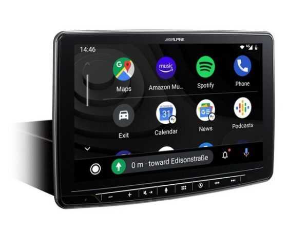 ALPINE INE-F904TRA Navigationssystem für Ford Transit Custom 1-DIN Autoradio