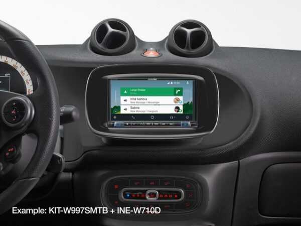 ALPINE KIT-W997SMTB Einbauset Smart Fortwo / Forfour (BR453) Autoradio