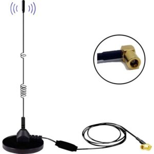 Albrecht Albrecht MAG31 DAB+ Magnetfußantenne + Verstärker Band III, 3m Kabel + Autoradio-Scheibenantenne