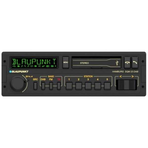 Blaupunkt Autoradio Autoradio (DAB+ Tuner, Retro Design, Anschluss für Lenkradfernbedienung)