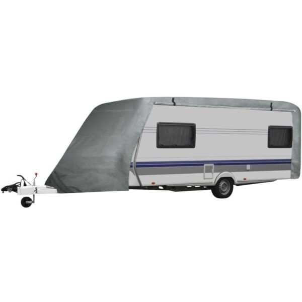 Bonnevie - Wohnwagen-Abdeckung Grau Gr. m vidaXL315221