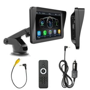 GelldG Autoradio, 7-Zoll-Bildschirm Touch Display, Bluetooth mit Navi Radio Autoradio