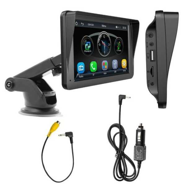 GelldG Autoradio, 7-Zoll-Bildschirm Touch Display, Bluetooth mit Navi Radio Autoradio