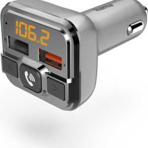 Hama Bluetooth® FM-Transmitter für Autoradio, Freisprecheinrichtung, 2x USB-Port (00201631)