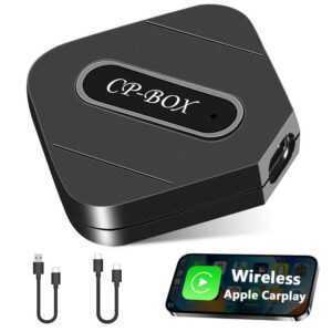 Hikity Kabelloser CarPlay Adapter USB Dongle für iPhone Apple Autoradio Adapter