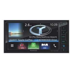 KENWOOD Kenwood DNX716WDABS 2-DIN Multimedia-Navigation mit 7" Display DAB+ Navigationsgerät (Europa 46 Länder, 3 Jahre Kartenupdates inklusive, Apple Car, Android Auto, Split Screen)