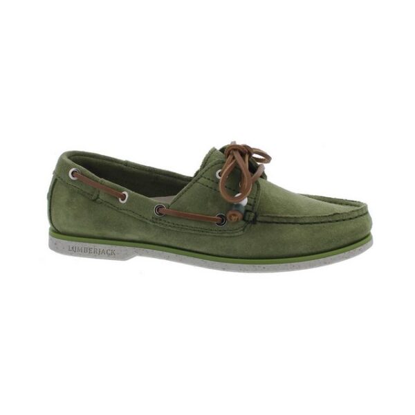 LUMBERJACK Navigator Bootssschuh, Suede (Veloursleder), Light Green SW07804-003 Bootsschuh