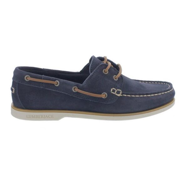 LUMBERJACK Navigator Bootssschuh, Washed Suede, (Veloursleder), Jeans SM07804-007 Bootsschuh