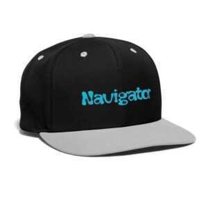 Maritimia Baseball Cap Navigator Cap Club-Edition - Schwarz/Grau