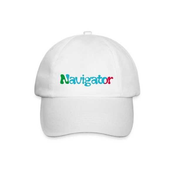 Maritimia Baseball Cap Navigator Cap Navigation-Edition - Weiss