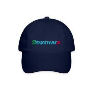Maritimia Baseball Cap Steuermann Cap Navigation-Edition - Marineblau