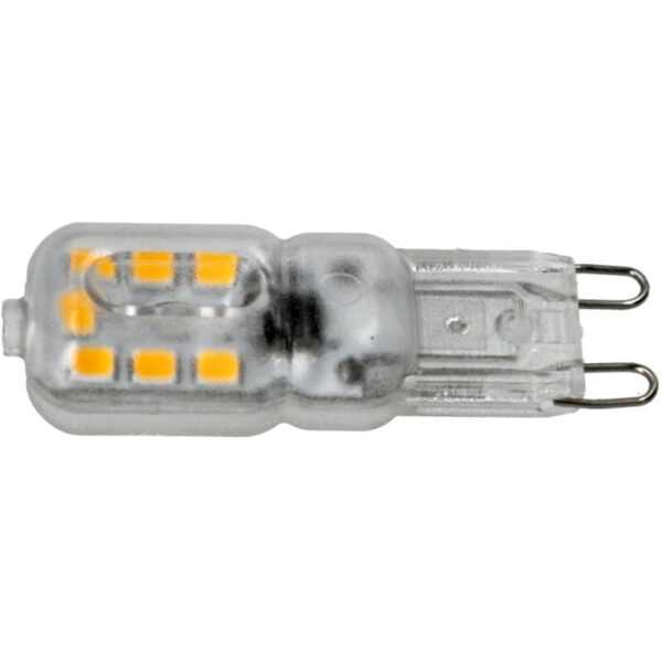 Pack 5 G9 2,5W Schwarze Glühbirne 4000k natürliche Lampen Flexe der Desktop -Lampen Caravan Lighting - Jandei