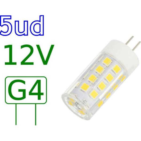 Pack 5 Lampen G4 5W Natural White 4000K Mazorca Typ Flexes Flexes Schedle Caravan Lighting - Jandei