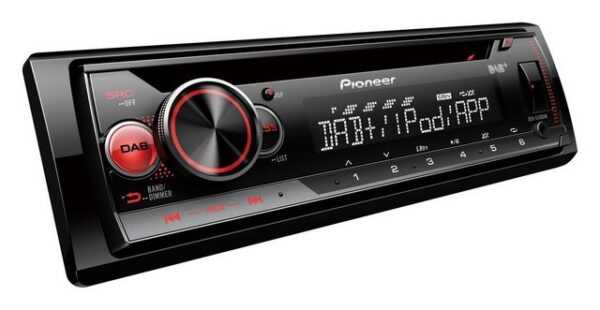 Pioneer DEH-S410DAB 1-DIN CD-Tuner DAB+ USB Spotify Android Apple Autoradio