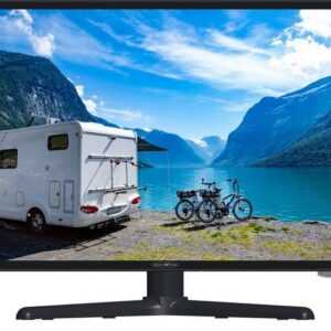 Reflexion LDDW240+ LED-Fernseher (60,00 cm/24 Zoll, Full HD, DC IN 12 Volt / 24 Volt, Netzteil 230 Volt, Fernseher für Wohnwagen, Wohnmobil, Camping, Caravan, mit integriertem DVD-Player)