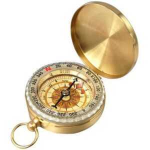 SOTOR Kompass Kompass für Reise/Camping/Wild/Navigation,Retro-Stil,tragbar Metall