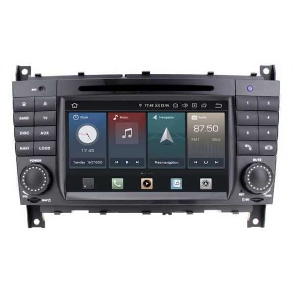 TAFFIO Für Mercedes Benz W463 W203 7" Touch Android Autoradio GPS CarPlay Einbau-Navigationsgerät