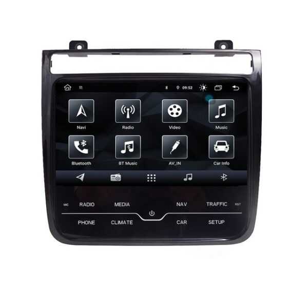 TAFFIO Für VW Touareg RCD510 RCD550 9" Touchscreen Android Autoradio CarPlay Einbau-Navigationsgerät