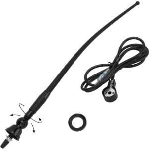 Universelle Auto-FM-AM-Antenne, hochflexible Autoradio-Antenne mit DIN-Stecker für lkw, Bus, Wohnwagen - Eosnow