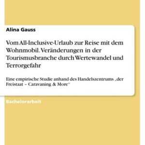 Vom All-Inclusive-Urlaub zur Reise mit dem Wohnmobil. Veränderungen in der Tourismusbranche durch Wertewandel und Terrorgefahr