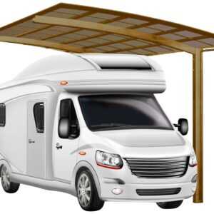 Ximax Einzelcarport "Portoforte Caravan Typ 60", Aluminium, 254,4 cm, bronze